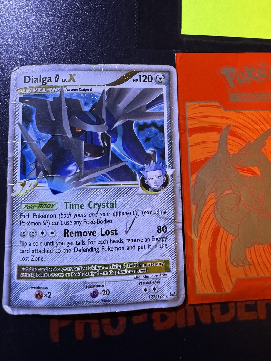 Dialga G Lv.X 122/127 Platinum SMALL SWIRL SP Team Galactic