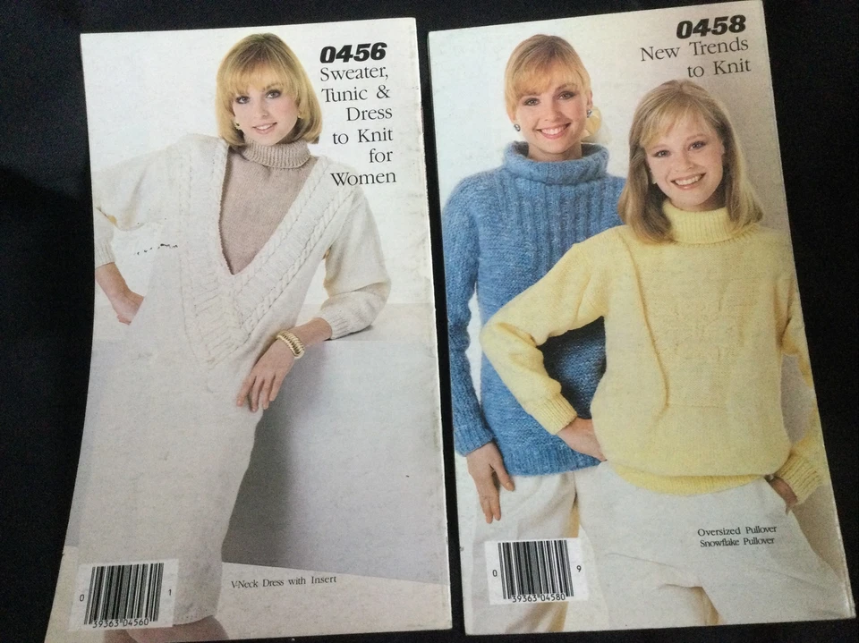 2 Knitting with Style Booklets (0456 & 0458) - Sweater, Tunic, Dress, New Trends - Image 2 of 4
