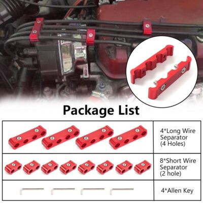 Spark Plug Wire Separators Aluminum Divider Electrical Screen Wire