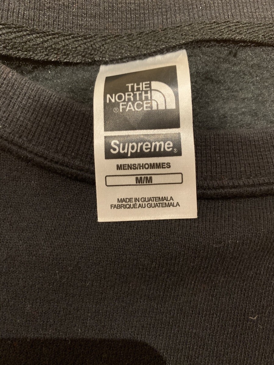 Supreme The North Face Steep Tech Crewneck Black Medium Supreme The North Face Steep Tech Crewneck Black Medium