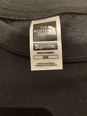 Supreme The North Face Steep Tech Crewneck Black Medium Supreme The North Face Steep Tech Crewneck Black Medium