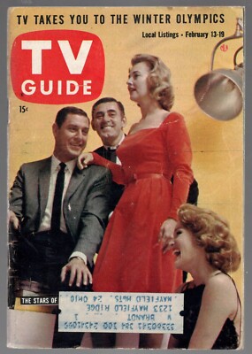 TV Guide Feb 13 1960 CLEVELAND Blake Edwards Mr Lucky Peter Gunn Sammee Tong