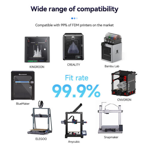 Kingroon 10KG PLA PETG Matte High Speed 1.75mm 3D Printer Filament 1KG Lot Spool - Picture 9 of 74