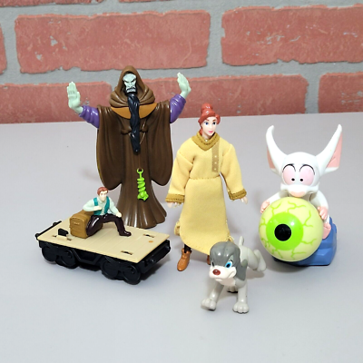 Lot of 5 Vintage Anastasia Burger King Toys Pooka Rasputin Dimitri