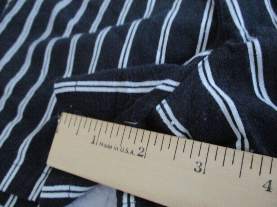 Mujer Azul Rayas Garaje Cintura Alta Corbata Cinturón Pantalones Cortos Talla M Foto 4 de 4