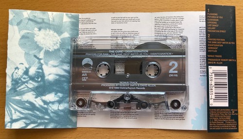 The Cure - Disintegration Elektra Cassette Tape 1989 - Near Mint - Picture 2 of 2