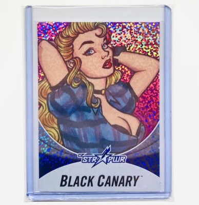 2019 Cryptozoic CZ DC Comics Bombshells STR PWR Black Canary S08 Silver Mint