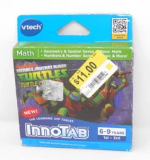 VTech Innotab Teenage Mutant Ninja Turtles MATH Learning Game New SEALED