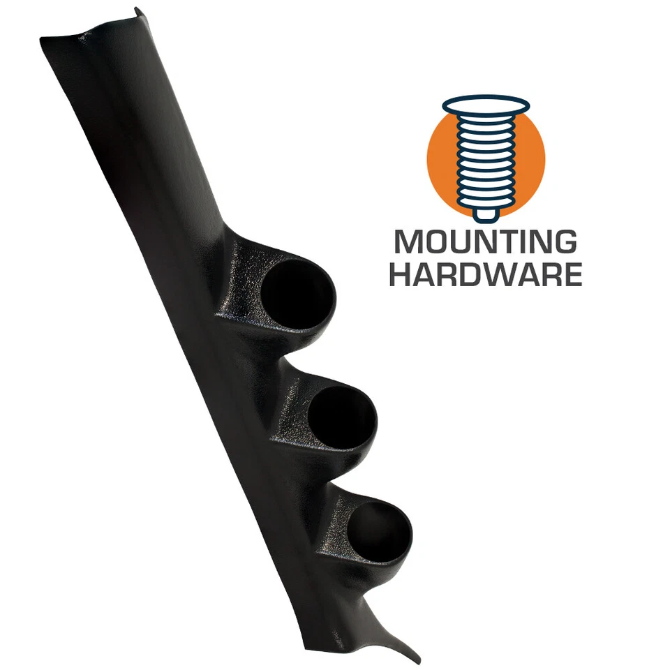 GlowShift Black Triple Gauge 52mm Pillar Pod for 2001-2005 Honda Civic - Изображение 3 из 3