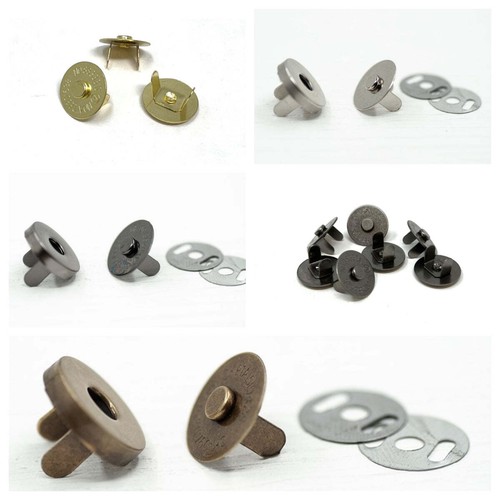 Metal magnetic handbag bag clasps buttons snaps fasteners poppers for bag making - 第 1/6 張圖片