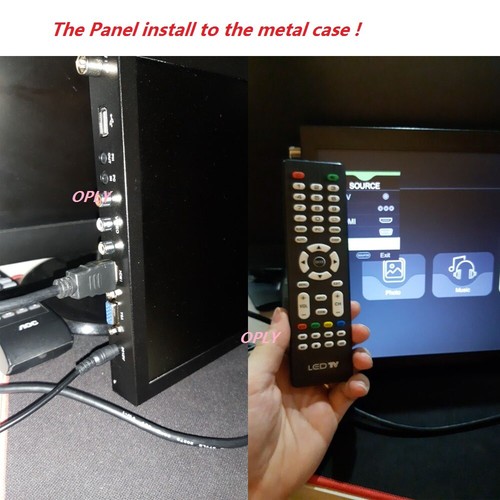 Scheda controller TV HDMI VGA USB AV + custodia in lega metallica pannello cover posteriore schermo - Foto 5 di 19