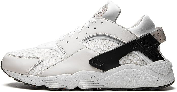 Мужские кроссовки Nike Air Huarache Crater PRM Light Bone/Бело-черные-Volt (DM0863 001) - 13