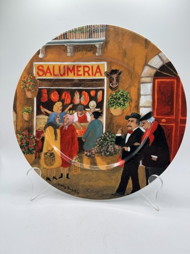 Guy Buffet Salumeria Italian Meat Dinner Plate 10 7/8" Porcelain Germany