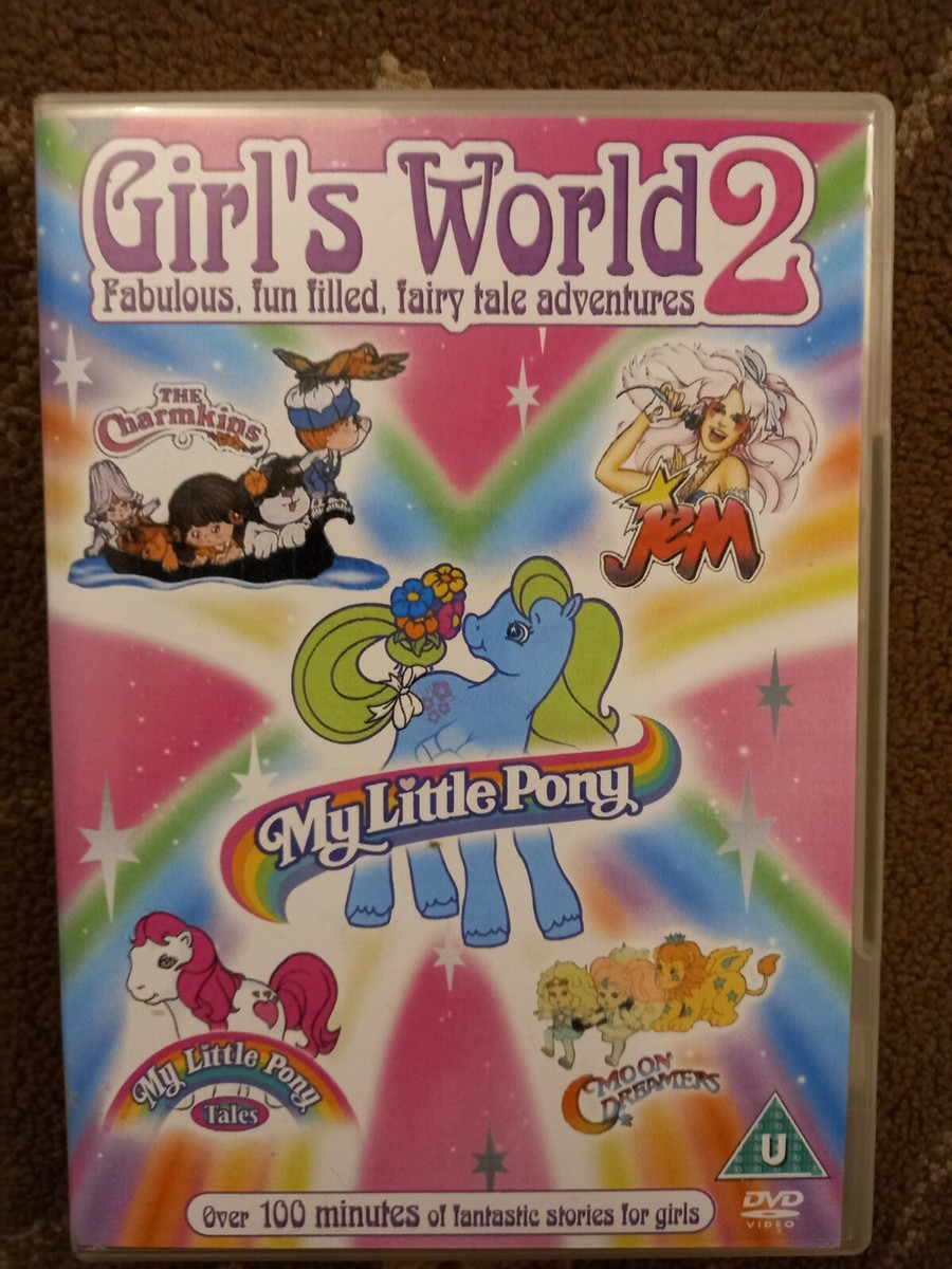 GIRLS WORLD 2 DVD INC MY LITTLE PONY / CHARMKINS / JEM