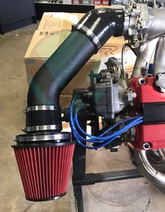 4 Inch Air Intake V Velocity Stack For Honda Civic Acura Integra B16 B18 D16 Ebay