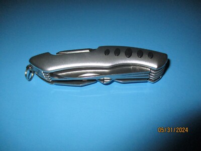 New Multi-Function Pocket Knife Silver Color