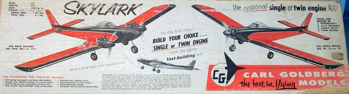 U/C飛行機 リトル ウイザード Carl GoldBerg Models社製 Carl