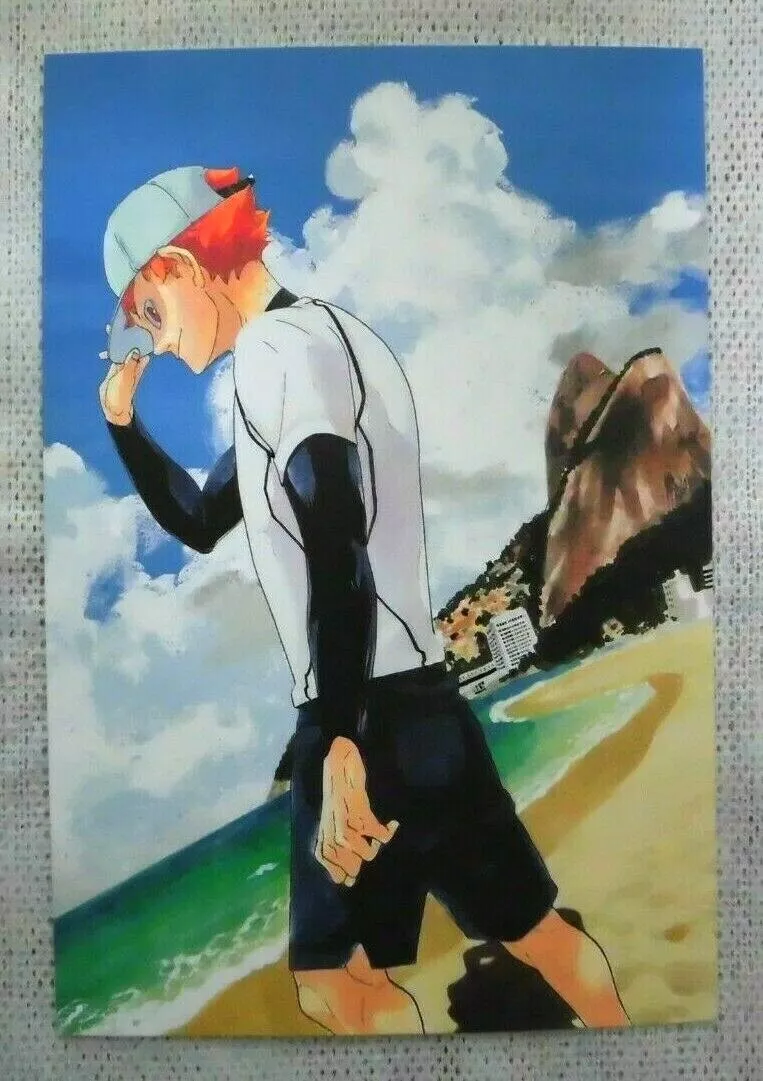 HINATA SHOYO Drawing Illustration Leisure ver. Postcard Haikyu