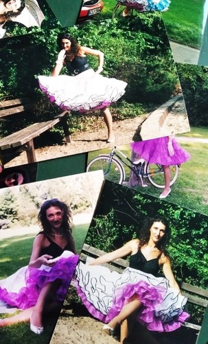 10 photos from the series "Petticoatgirls", self-published 1998