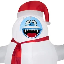 12' Inflatable Bumble Christmas Yard Decoration Light Abominable Snowman Outdoor