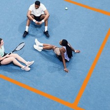 65.6ft Pickleball Court Marking Tape Strong Stickiness Cut Freely Sports Field