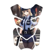 Fish Bone Tank Pad Anti Slip Protector Sticker TP111 3601676 Anime Police Anime