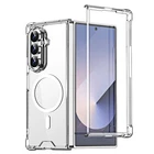 MagSafe Magnetic Case For Samsung Galaxy Z Fold7 5G Clear Shockproof Phone Cover