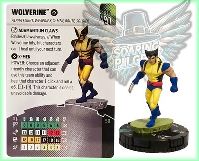 Marvel Heroclix  WOLVERINE - 017 - UNCOMMON  X-Men '97  Set