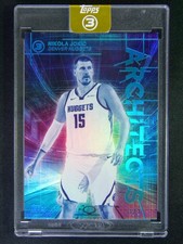 1/1 One Of One 2025-26 Topps Three 3 Nikola Jokic Architects Platinum 1/1