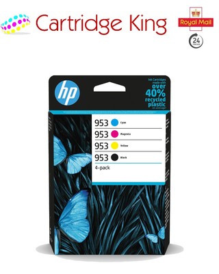 HP 953 4er-Pack Tintenpatronen für HP OfficeJet Pro 7720 Wide Format All-in-One Pr