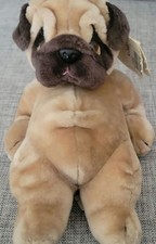 Bestever Pug Plush Toy from that era, vintage, early retro, with tag