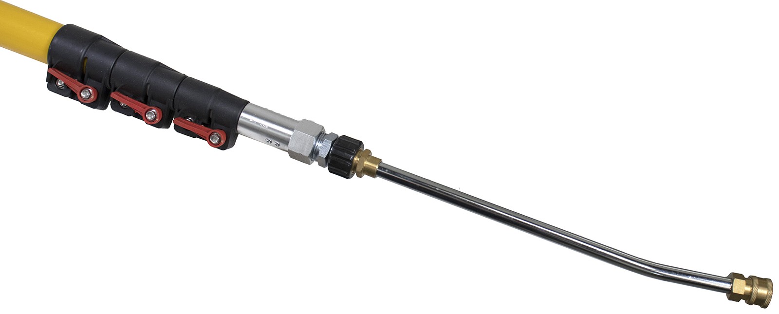 Erie Tools 24 ft Telescoping Pressure Washer Wand &ndash; 3800 PSI Fiberglass Pole