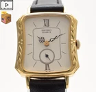 Vintage 1982 [NEAR MINT] SEIKO 1428-5100 Gold Small Second Womens Qz Watch JAPAN