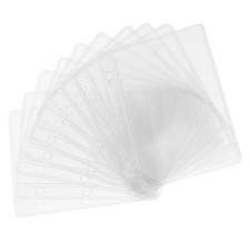 Portable Reusable Binder Pocket Assorted Color Budget Insert for Cash Envelopes