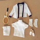 Vintage 1962 Mattel Ken Doll #790 TIME FOR TENNIS Outfit, Complete