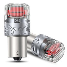 Canbus 1156 Led Red Strobe Flash Brake Stop Tail Parking Light Bulb Canbus Y
