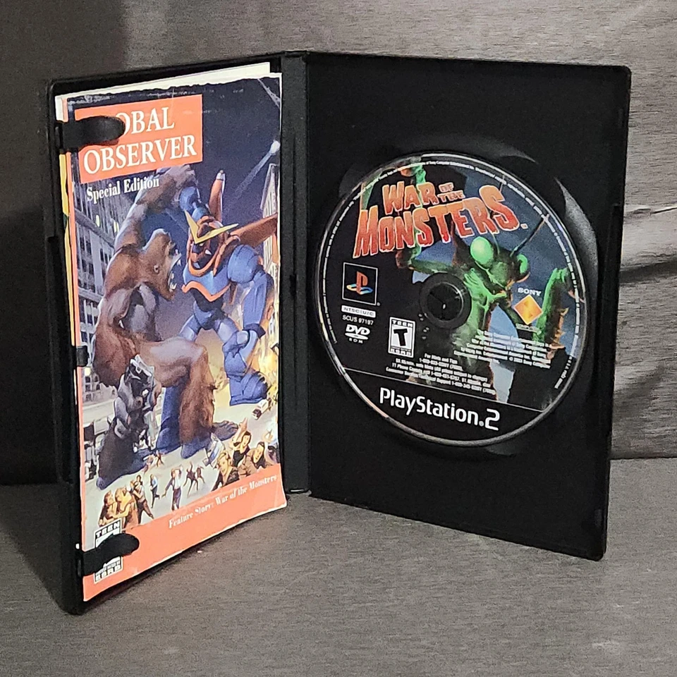 War of the Monsters PlayStation 2 PS2 Black Label Complete - Image 2 of 4
