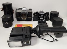 Canon AE-1  Canon A-1 Camera Set with Lenses/Accessories