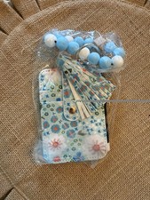 Floral ID case/keychain NWT