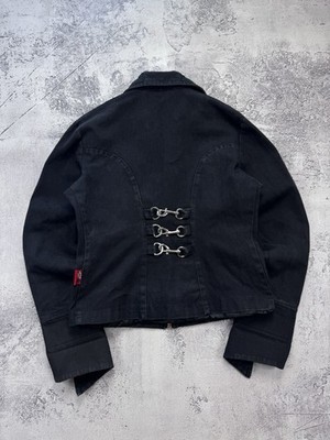 Vintage Living Dead Souls Gothic Zipper Punks Jacket Napoleon