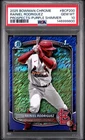 9800 Rainiel Rodriguez 2025 Bowman Chrome Purple Shimmer 1st RC /250 PSA 10
