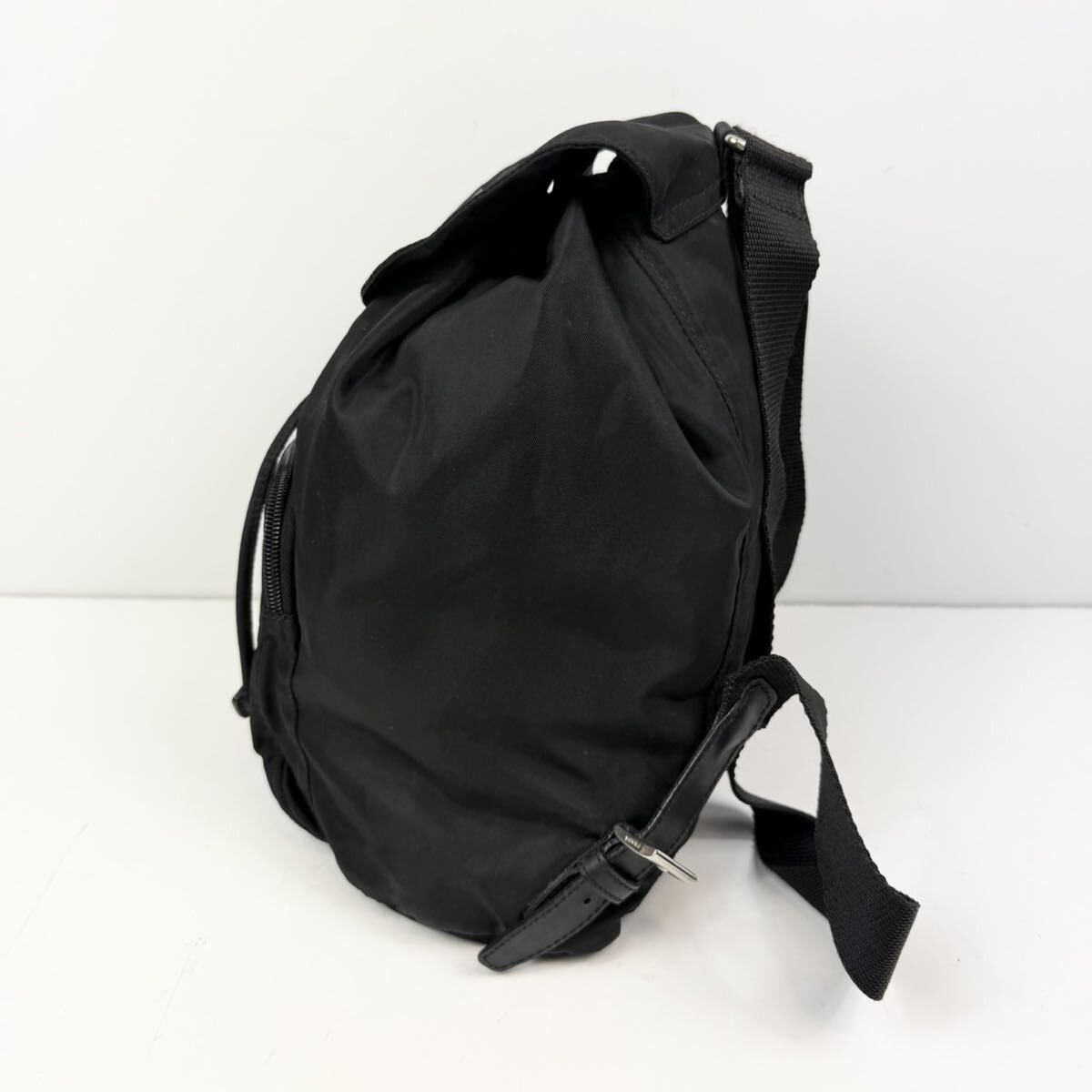 Prada Nylon Backpack Black Rucksack Vintage Authentic thumbnail 3