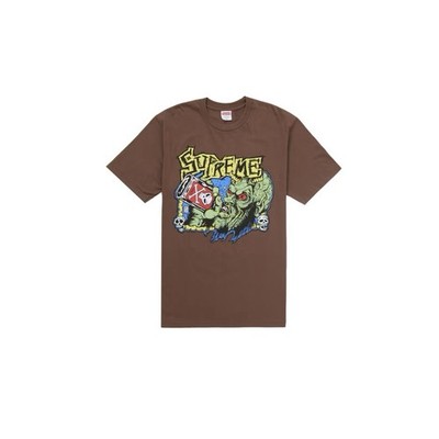 In-Hand Supreme Fuckin Blowout Rob Zombie Tee Brown Size: Extra