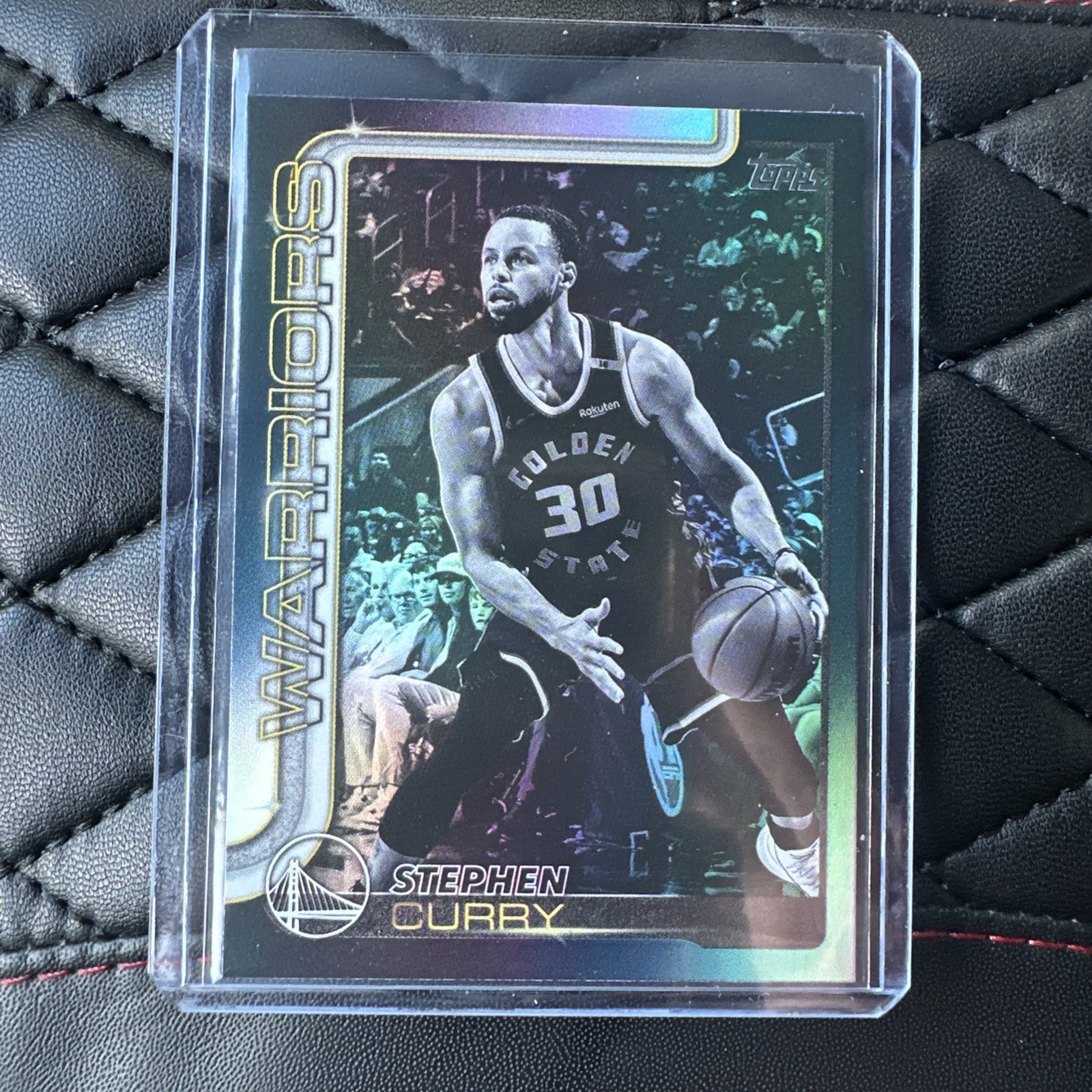2025-26 Topps Basketball STEPH CURRY Blackout Parallel Target Exclusive SP #135