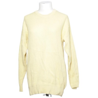 Zara, Strickpullover, Größe: M, Gelb, Baumwolle, Rippenstrick, Damen #BDA