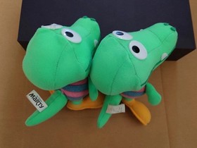 FUJITSU FM Towns Marty Mr. T Plush Toys (2 pieces) Authentic Used