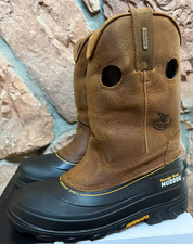 Georgia Boot Muddog Men's 8.5 Composite Safety Toe Wellington Pull On GB00243