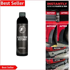 Durable Black Trim Restorer - Non-Abrasive, Lasts 6+ , Easy to Apply