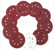 SATC 300PCS 5 in Sanding Discs 8-Hole A/O Hook & Loop 60-600 Grit ideal for Wood 0.17 per gallon