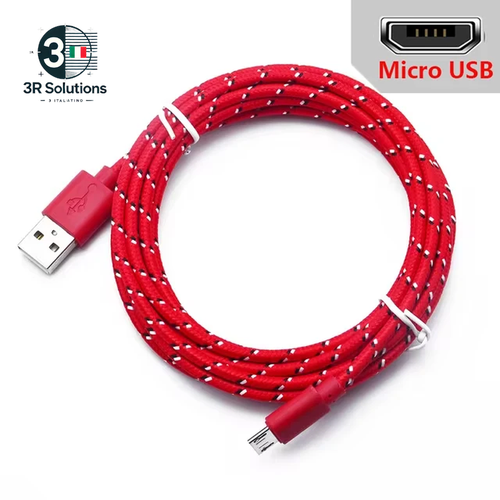 Cavo Micro USB 2.4A 0.5M/1M/2M/3M Cavo Di Ricarica USB per Sincronizzazione - 第 11/28 張圖片